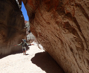 narrow canyon