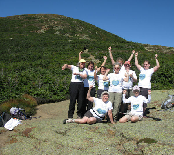 group shoot on mountain top