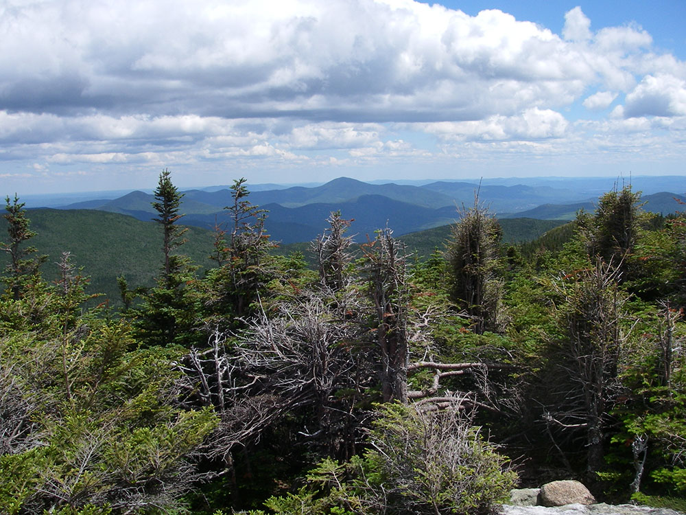 distant mountain views