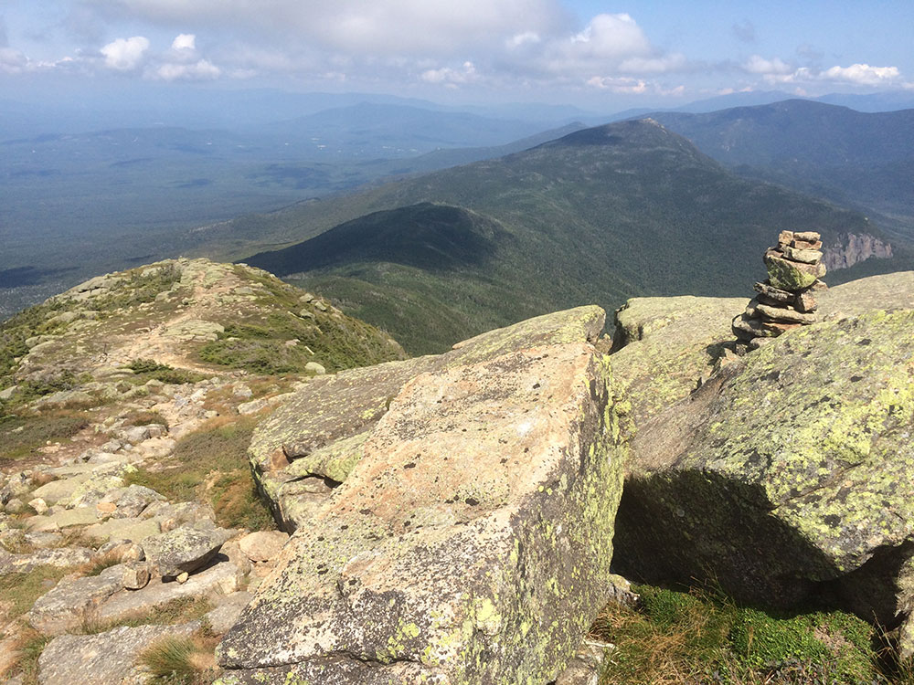 looking out at the Garfield Ridge from Franconia Ridge