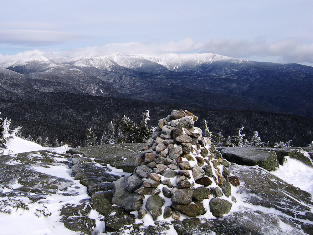 view from the summit cairn on Mt. Jackson