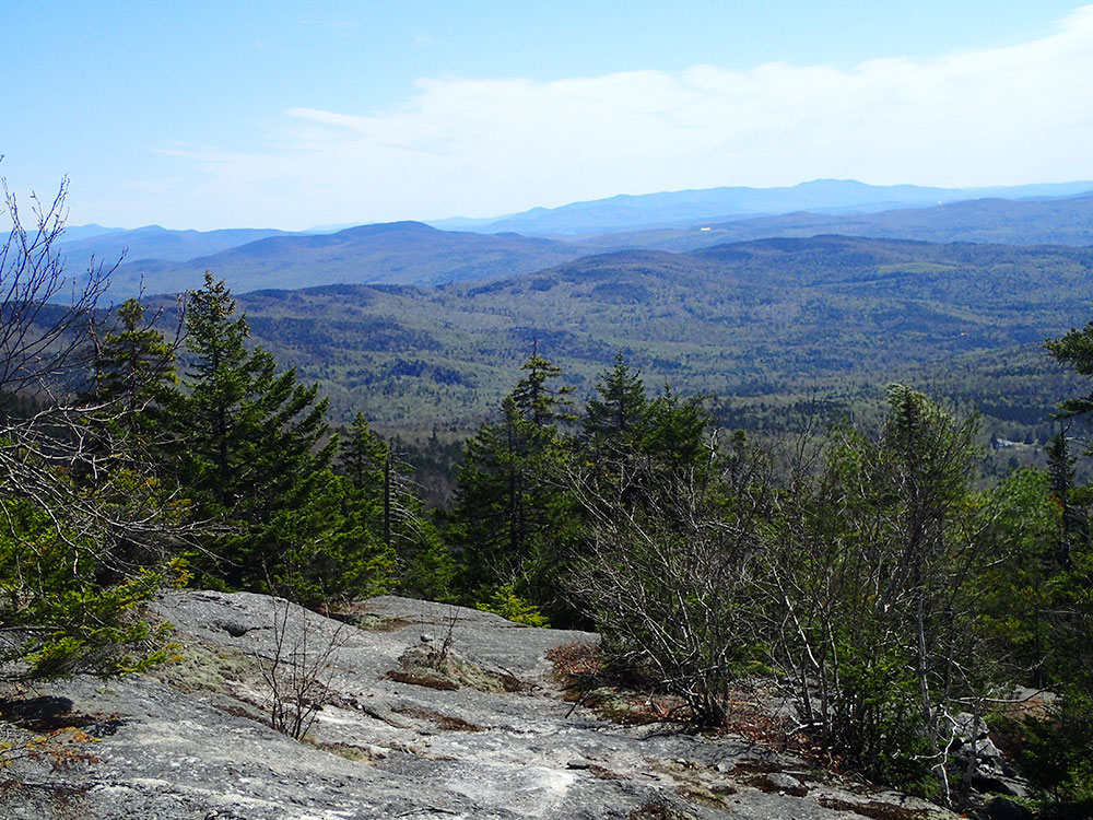 view of distant mountains in the southern White Mountains