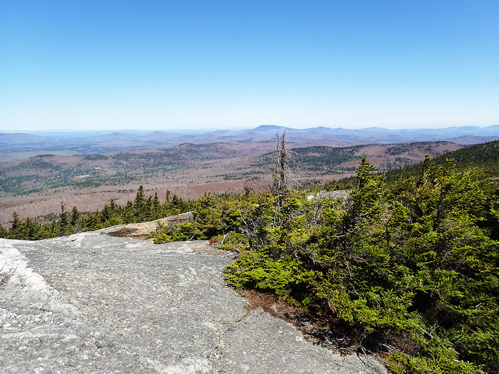 view of mountains in the distance in New Hampshire