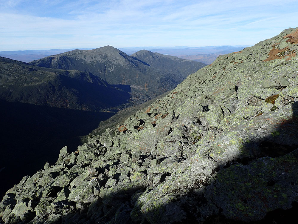 looking toward the northern presidentials from the top of the Great Gulf headwall