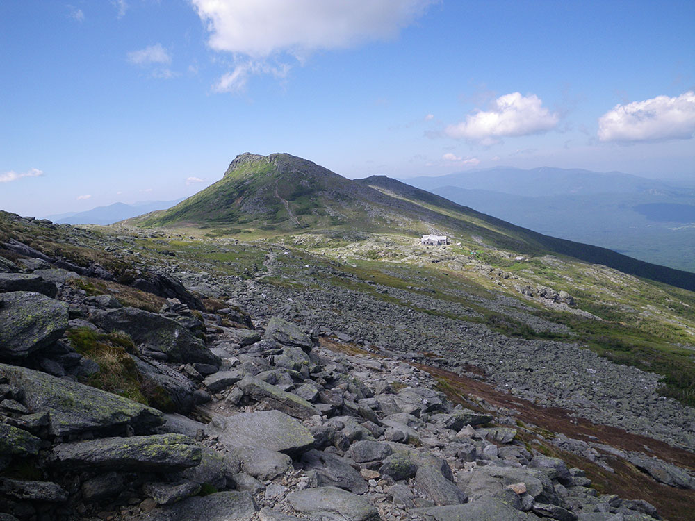 looking back at Mt Monroe from Mt Washington