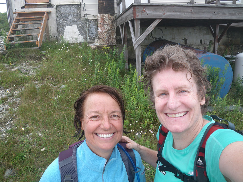 hikers on the summit of Mt Equinox