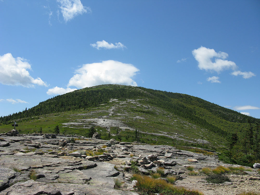 the trail to the summit