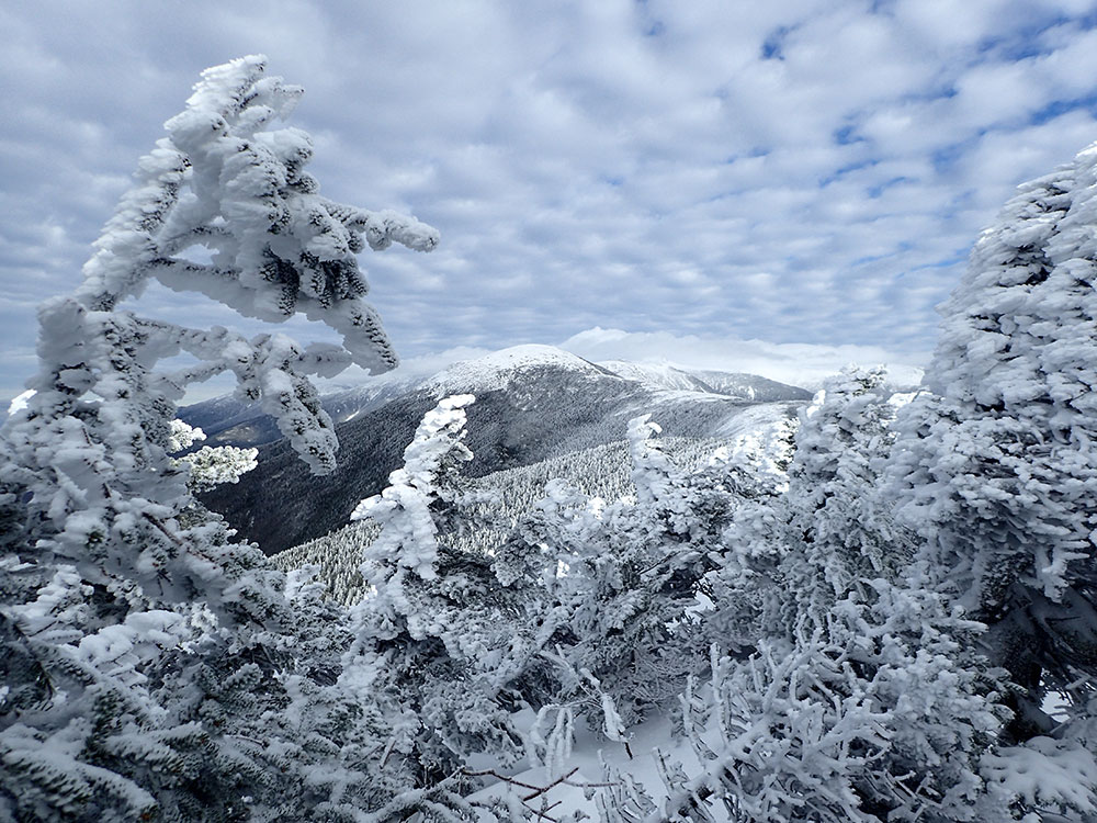 view of mountains in winter