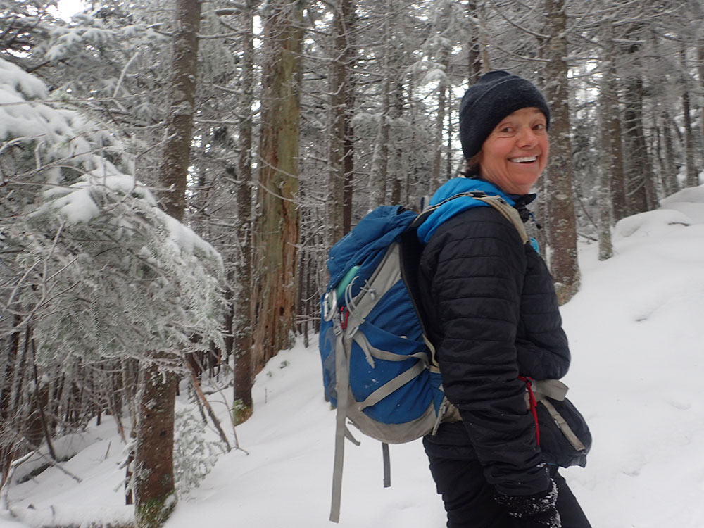 hiker on the trail