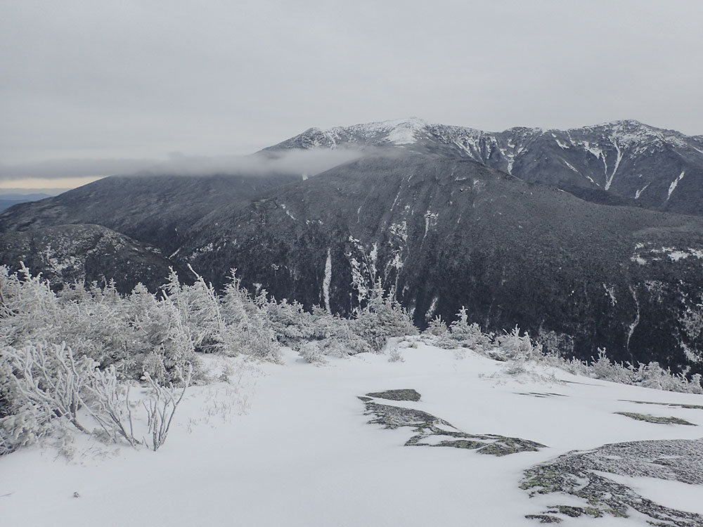 view of a snowy ridge in winter